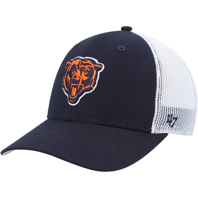 47 Kids' Youth ' Navy/white Chicago Bears Adjustable Trucker Hat