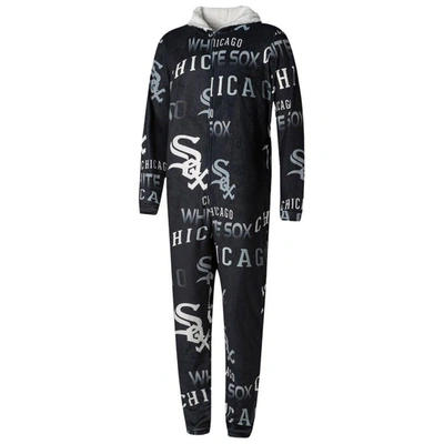 Concepts Sport Black Chicago White Sox Windfall Microfleece Union Suit