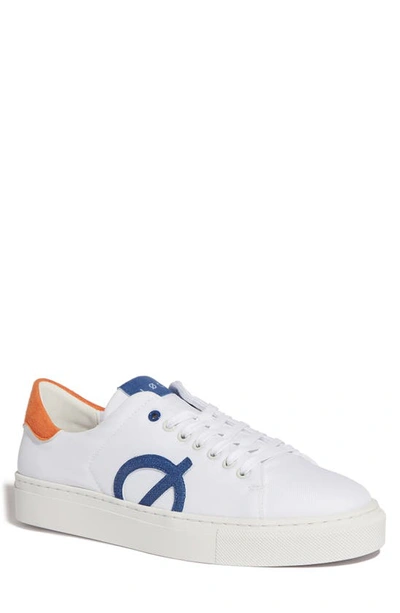 Loci Nine Sneaker In White/ Orange/ Blue