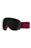 Smith Skyline Xl 165mm Chromapop™ Snow Goggles In Sangria / Chromapop Sun Black