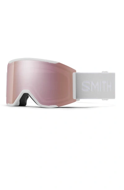 Smith Squad Mag™ 177mm Snow Goggles In White Vapor / Rose Gold