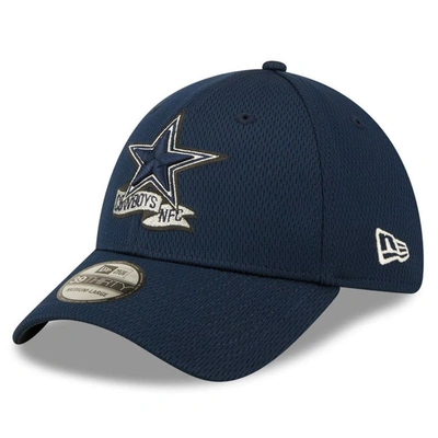 New Era Kids' Youth  Navy Dallas Cowboys 2022 Sideline Coaches 39thirty Flex Hat