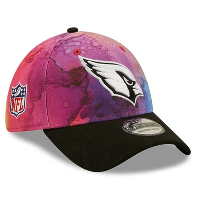 New Era Pink/black Arizona Cardinals 2022 Nfl Crucial Catch 39thirty Flex Hat
