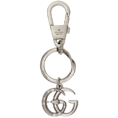 アクセサリー gucci snake charm Very Rare Repurposed Gucci Snake Interlocking GG Silver