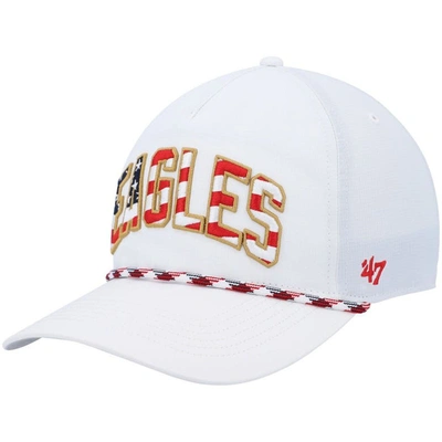 47 ' White Philadelphia Eagles Hitch Stars And Stripes Trucker Adjustable Hat