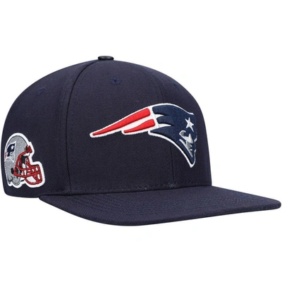 Pro Standard Navy New England Patriots Logo Snapback Hat