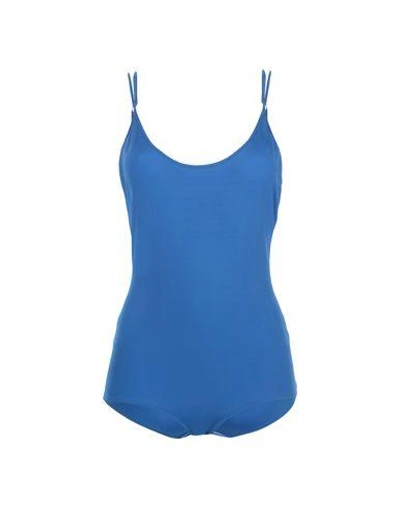 Alessandro Dell'acqua Bodysuits In Bright Blue