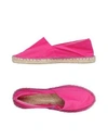 Colors Of California Espadrilles In Fuchsia