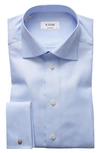 Eton Contemporary Fit Solid Dress Shirt In Blue