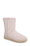 Ugg 'classic Ii' Genuine Shearling Lined Short Boot In Pink Suede