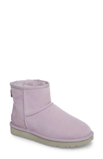 Ugg 'classic Mini Ii' Genuine Shearling Lined Boot In Lavender Fog