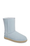 Ugg 'classic Ii' Genuine Shearling Lined Short Boot In Sky Blue Suede
