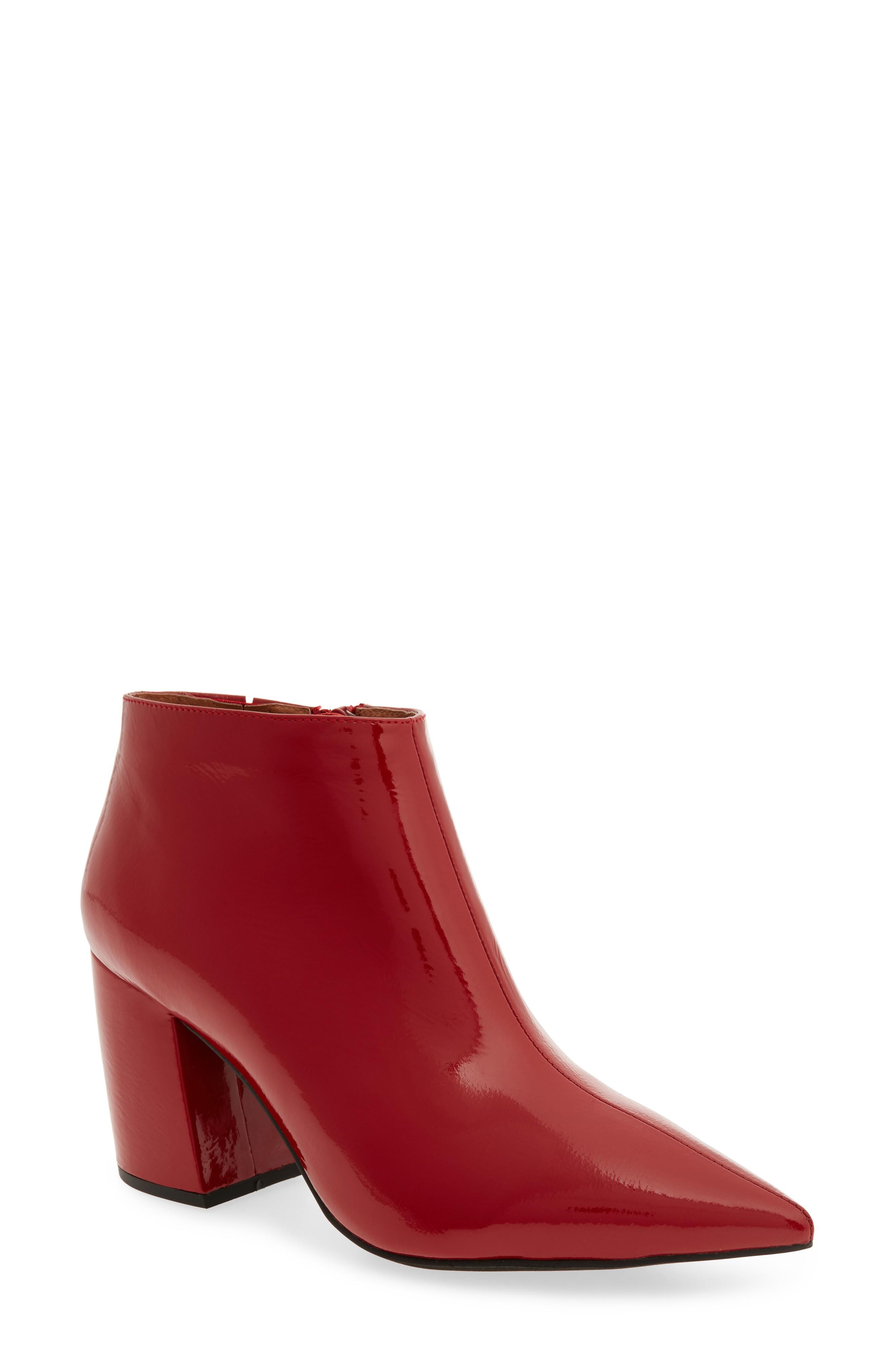 jeffrey campbell patent leather booties