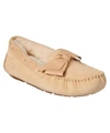 Ugg Dakota Leather Bow Slipper In Beige