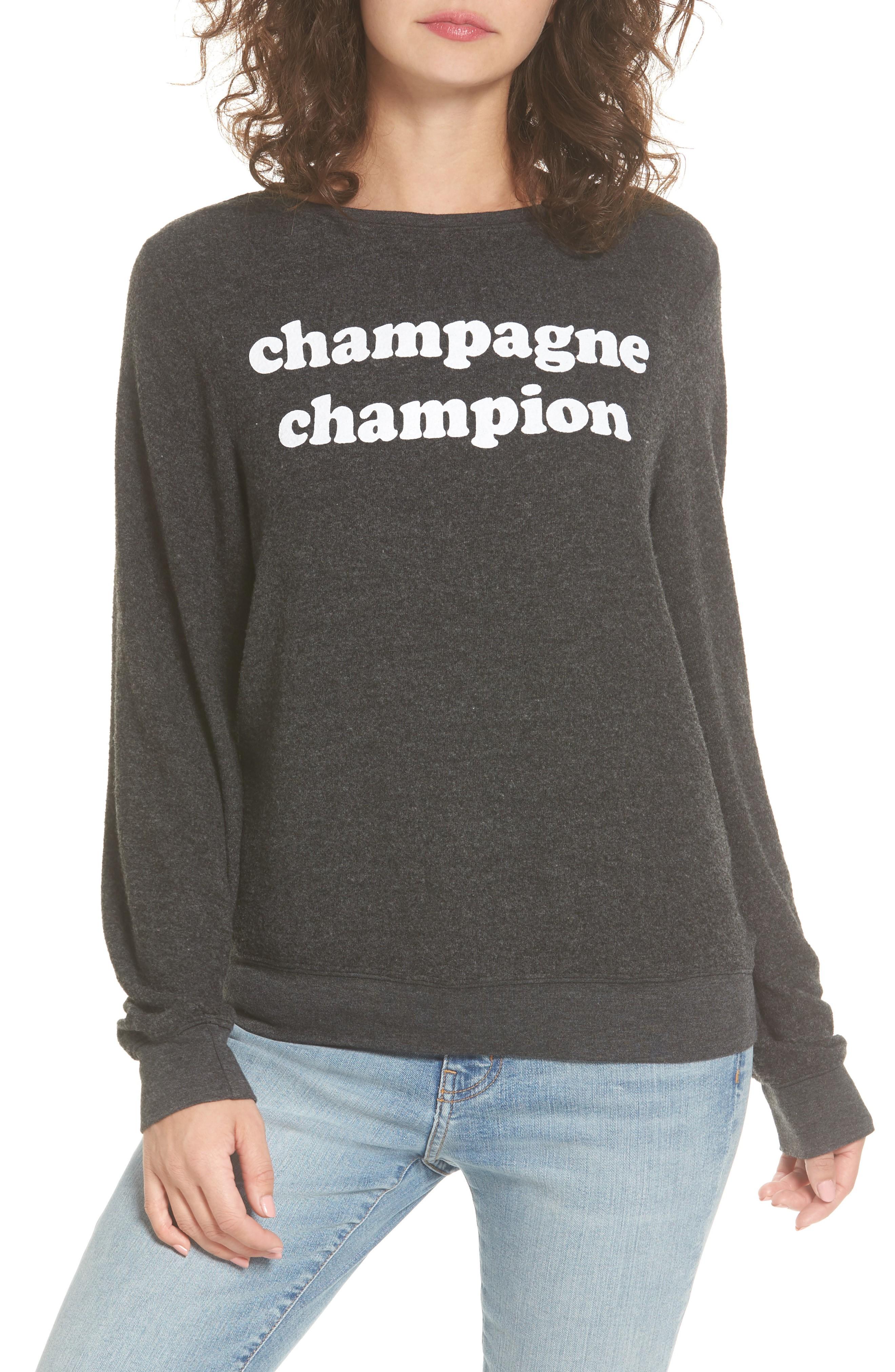 champagne champion sweatshirt