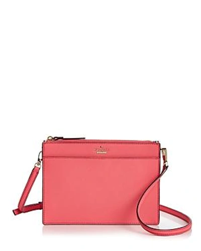 Kate Spade New York Cameron Street Clarise Leather Crossbody In Flamingo Pink/gold