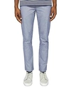 Ted Baker Hollden Slim Fit Textured Chinos In Blue