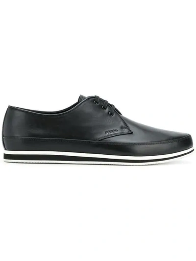 Prada Lace-up Sneakers In F0002 Nero