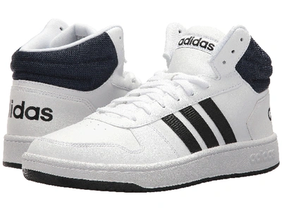 Adidas Originals Vs Hoops Mid 2.0, White/black/navy | ModeSens