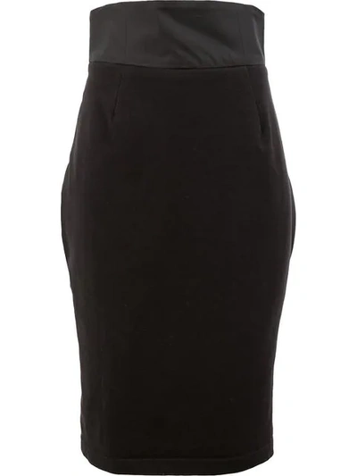 Aganovich Fitted High-waist Skirt