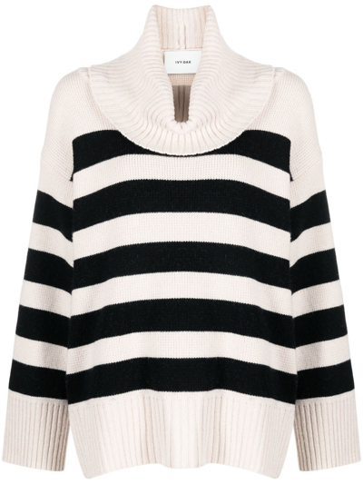 Ivy & Oak Off-white Kasia Turtleneck Jumper