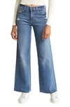 Kensie The Kaya High Rise Wide Leg Jeans In Melbourne W/ Dest