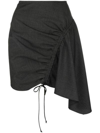 Ac9 Skirt In Cool Wool In Grey 0055
