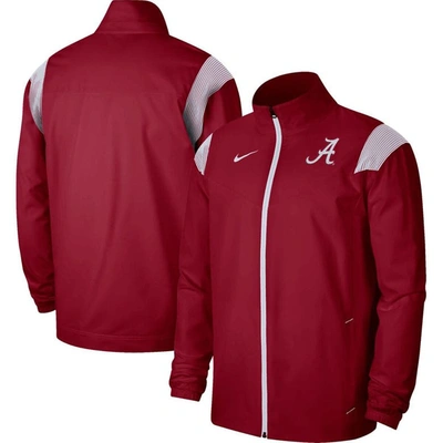 Nike Crimson Alabama Crimson Tide Woven Full-zip Jacket