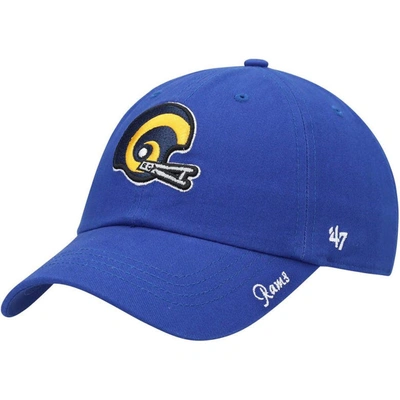 47 ' Royal Los Angeles Rams Miata Clean Up Legacy Adjustable Hat