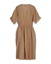 Sea Knee-length Dress In Bronze