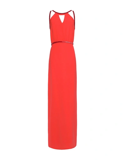 Raoul Long Dress In Red