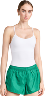 Splits59 Loren Seamless Waist Length Tank Top In White