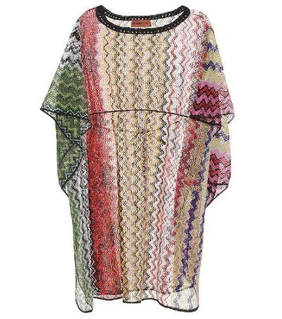 Missoni Striped Kaftan In Multicoloured
