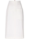 Thom Browne White Cuban Pocket Skirt