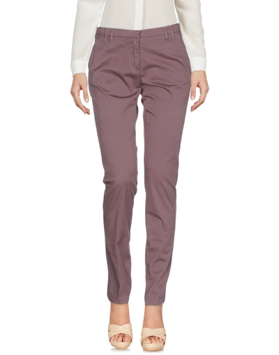 Eleventy Casual Pants In Deep Purple