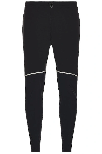 Reigning Champ Slim-fit Tapered Panelled Recycled-dot Air Mesh And Stretch-nylon Trousers In Black