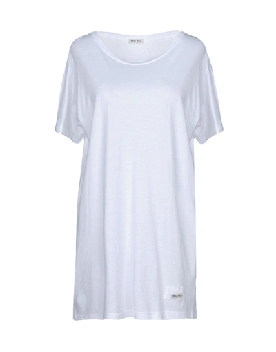 Miu Miu T-shirts In White