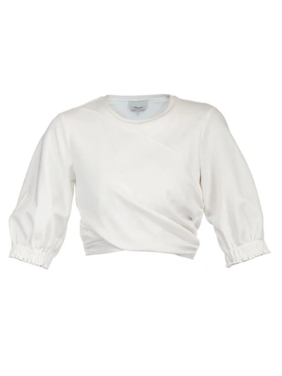 3.1 Phillip Lim / フィリップ リム Cotton Blend Top In Ant. White
