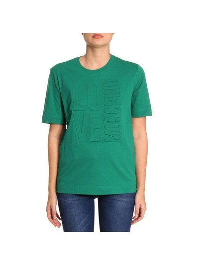 Love Moschino T-shirt T-shirt Women Moschino Love In Green