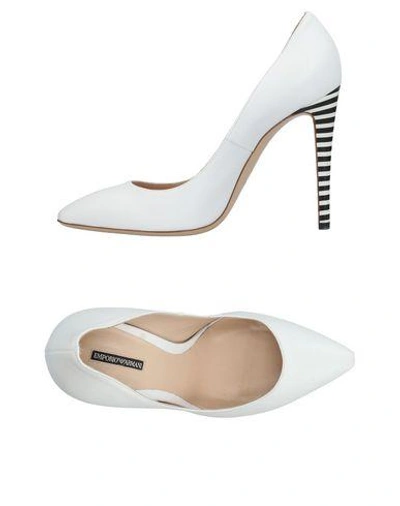 Emporio Armani Pumps In White