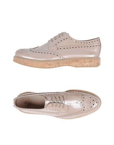 Church's Laced Shoes In Beige
