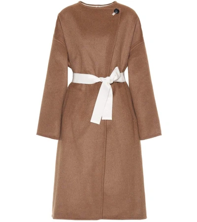 Isabel Marant Fargo Wool And Cashmere-blend Coat In Brown
