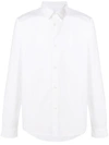 Apc Point-collar Cotton-poplin Shirt In White
