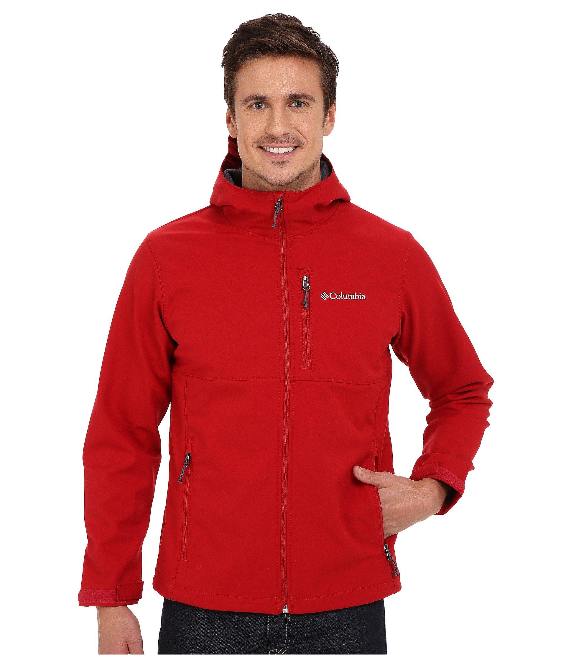 columbia hooded softshell