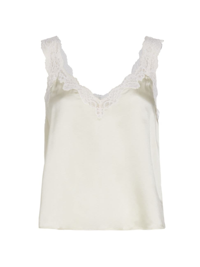 Cami Nyc Krista Silk Cotton Cami In Sand In Macadamia
