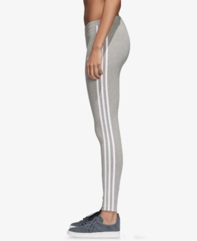 Adidas Originals Women's Originals Trefoil 3-stripes Leggings, Grey In Medium  Grey Heather | ModeSens