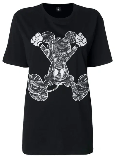 Marcelo Burlon County Of Milan Mickey Mouse Jumping T-shirt In Basic