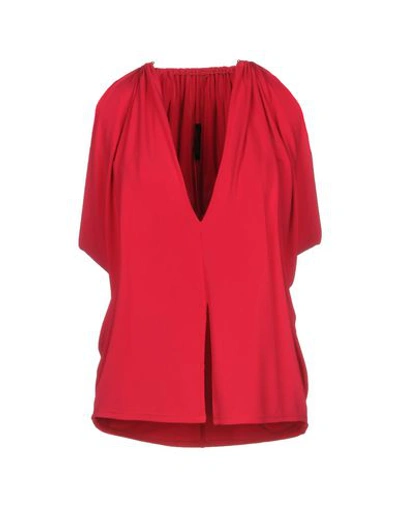 Plein Sud Tops In Red