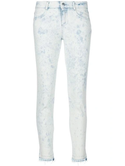 Stella Mccartney Faded Skinny Jeans In White