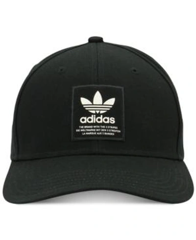 Adidas Originals Adidas Men's Originals Patch Logo Hat In Black